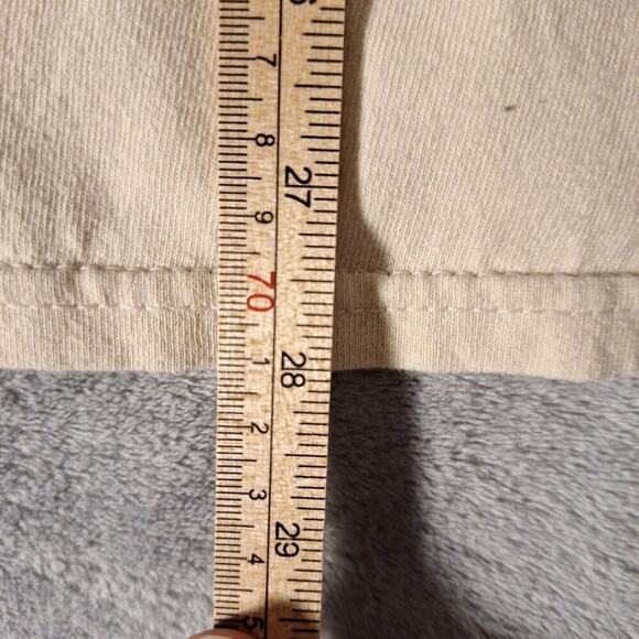 Nirvana Smiley Face Graphic Short Sleeve T-Shirt Tan Size Large Cotton - Picture 5 of 6